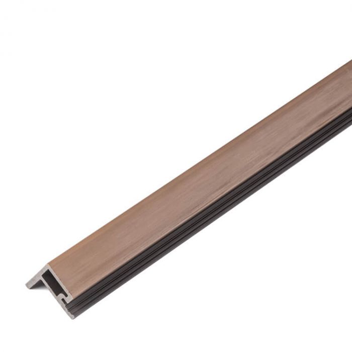 Listwa Kompozytowa Lamelowa typu F Premium Teak 36,5 x 49,5 mm – dł. 2,9 m