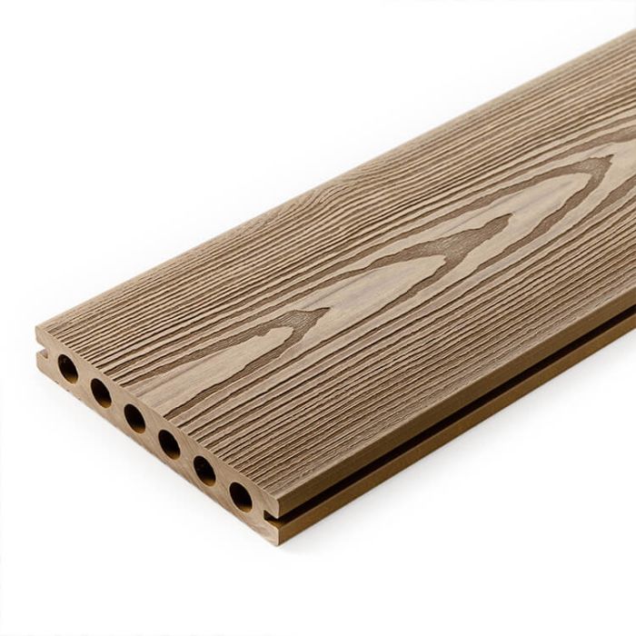 Deska Tarasowa Kompozytowa 3D Miodowy Teak - dł. 4 m Deska Tarasowa Kompozytowa 3D Miodowy Teak - dł. 4 m