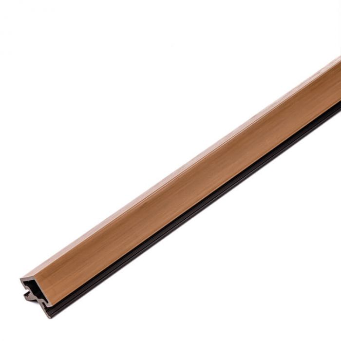 Listwa Kompozytowa narożna Lamelowa Premium Teak 36,5 mm – dł. 2,9 m