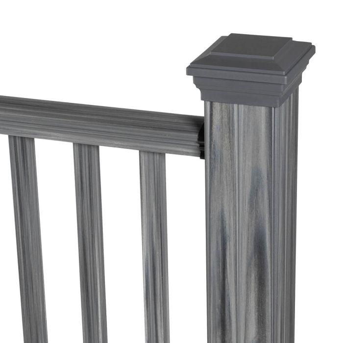 Balustrada kompozytowa Gray 140 x 113 cm (1 słupek)