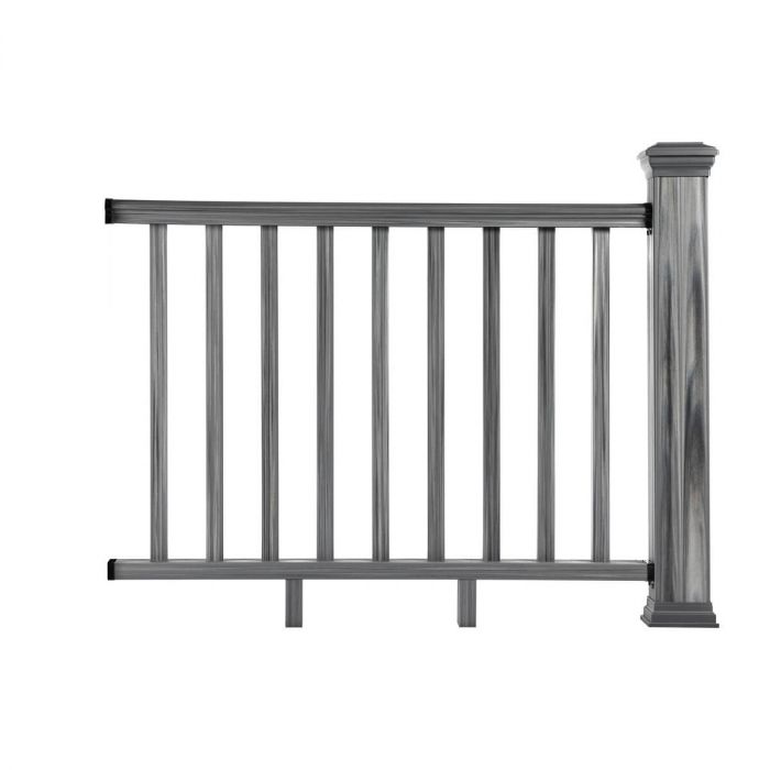 Balustrada kompozytowa Gray 140 x 113 cm (1 słupek)