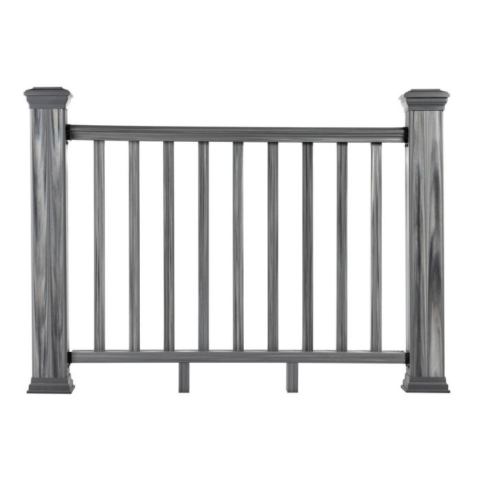 Balustrada kompozytowa Gray 140 x 113 cm (1 słupek)