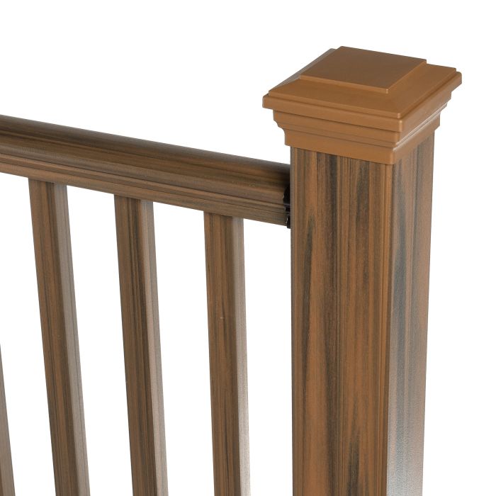 Balustrada kompozytowa Teak 140 x 113 cm (1 słupek)