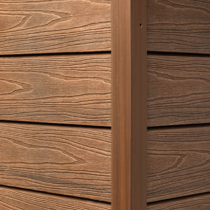 Deska Elewacyjna Kompozytowa Szczotkowana Premium Teak – dł. 2,9 m