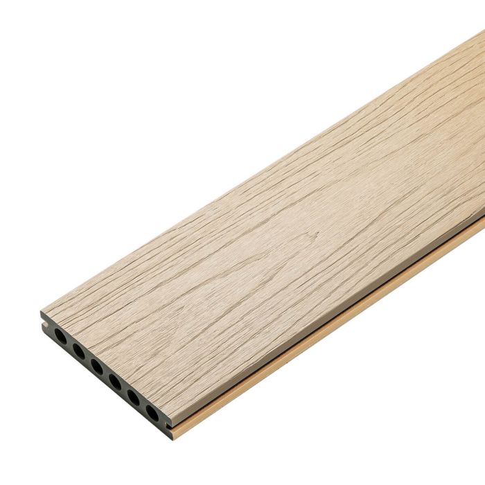 Deska Tarasowa Kompozytowa Premium Ecru / Dąb Jasny – dł. 4 m