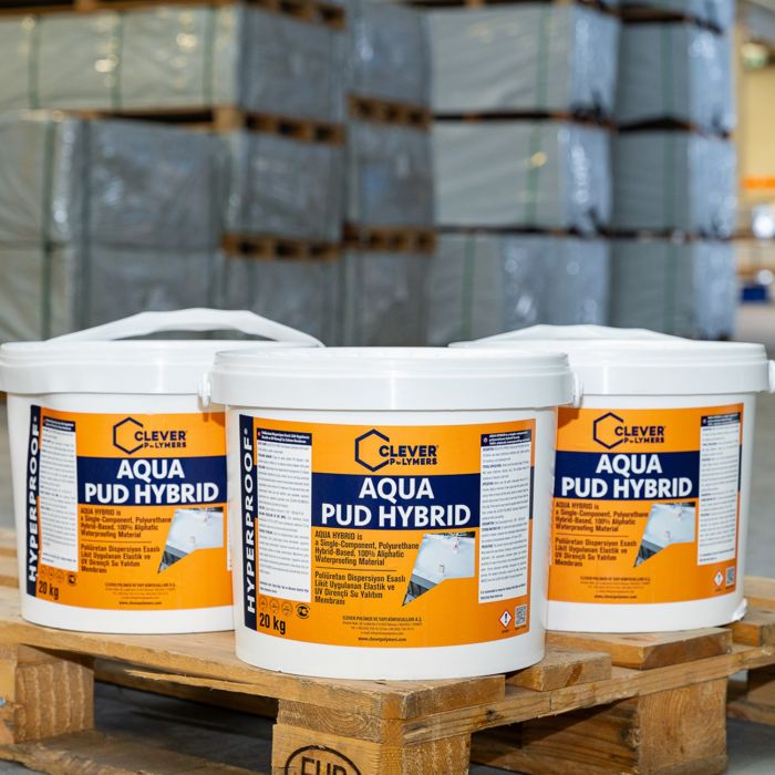 Hydroizolacja Poliuretanowa Jednoskładnikowa CLEVER AQUA PUD HYBRID – 20 kg Hydroizolacja Poliuretanowa Jednoskładnikowa CLEVER AQUA PUD HYBRID – 20 kg