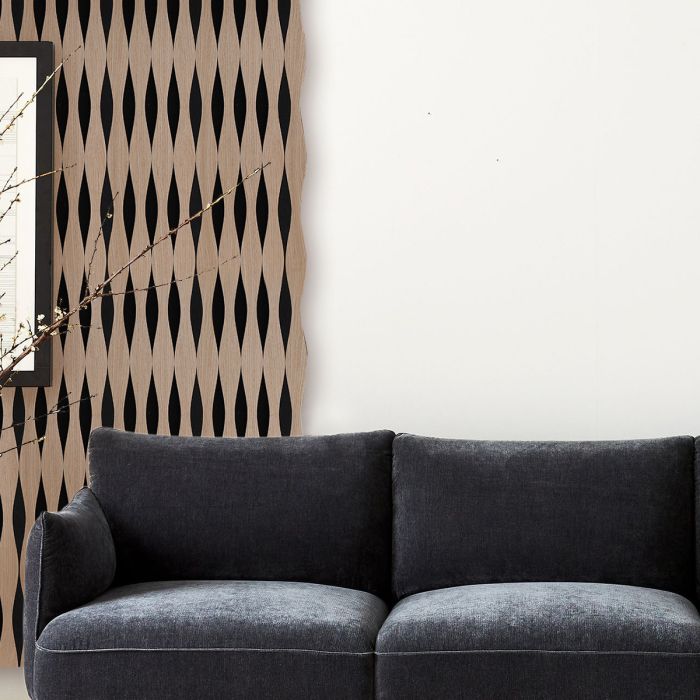 Lamele ścienne akustyczne na filcu V-Line Dąb Soft Fornir 2,1 x 30,5 cm – dł. 2,7 m Lamele ścienne akustyczne na filcu V-Line Dąb Soft Fornir 2,1 x 30,5 cm – dł. 2,7 m