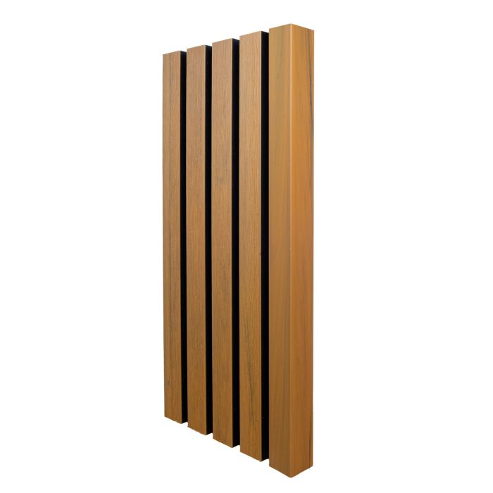 Listwa Kompozytowa Lamelowa typu F Premium Złoty Dąb / Czarny 36,5 x 49,5 mm – dł. 2,9 m