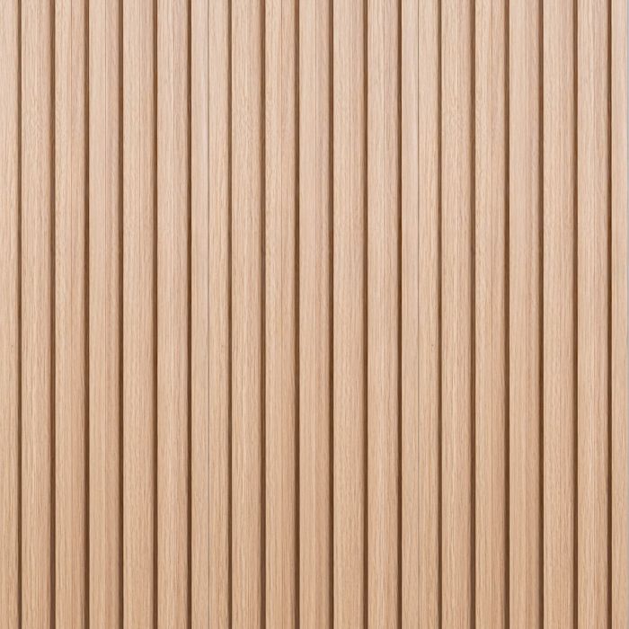 Lamele Ścienne SPC Niskie Dąb Naturalny Mat 1,2 x 15,5 cm – dł. 2,8 m