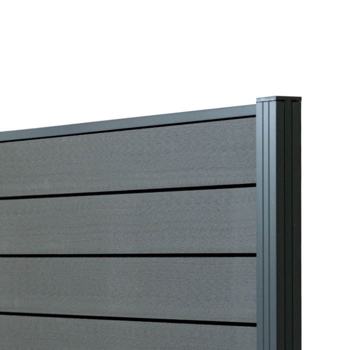 Panel ogrodzeniowy kompozytowy Standard Antracyt – 2 słupki Panel ogrodzeniowy kompozytowy Standard Antracyt – 2 słupki