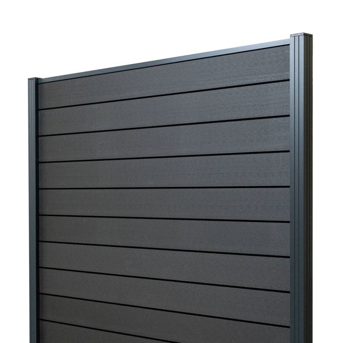 Panel ogrodzeniowy kompozytowy Standard Antracyt – 1 słupek Panel ogrodzeniowy kompozytowy Standard Antracyt – 1 słupek