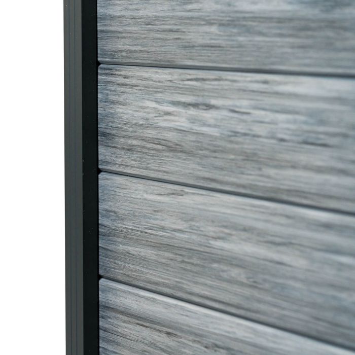 Panel ogrodzeniowy kompozytowy Premium Gray – 1 słupek