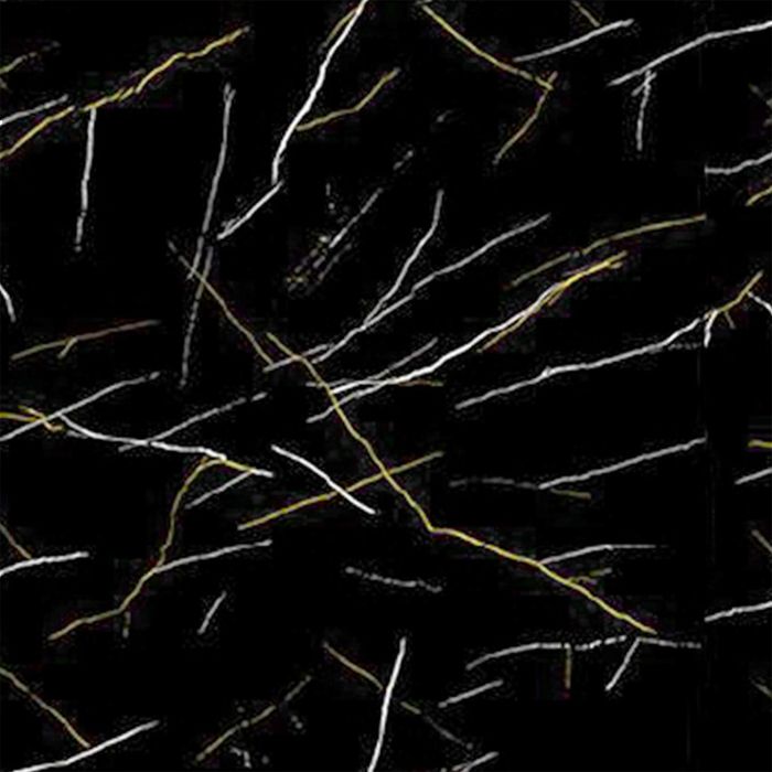 Panel Ścienny SPC Marmur Marquina Czarny Połysk 120 x 280 cm 4 mm