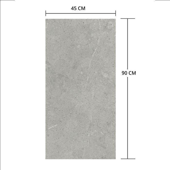 Panel Podłogowy SPC Winylowy Kamień Limestone Szary Mat 45 x 90 cm 4 mm – 1 szt. Panel Podłogowy SPC Winylowy Kamień Limestone Szary Mat 45 x 90 cm 4 mm – 1 szt.
