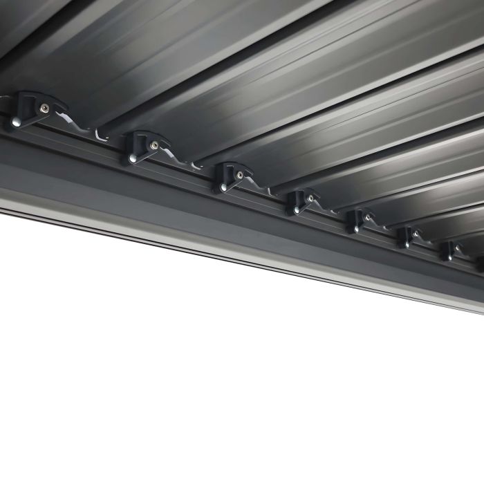 Pergola Ogrodowa Aluminiowa z regulowanym dachem Antracyt 3 x 3 m