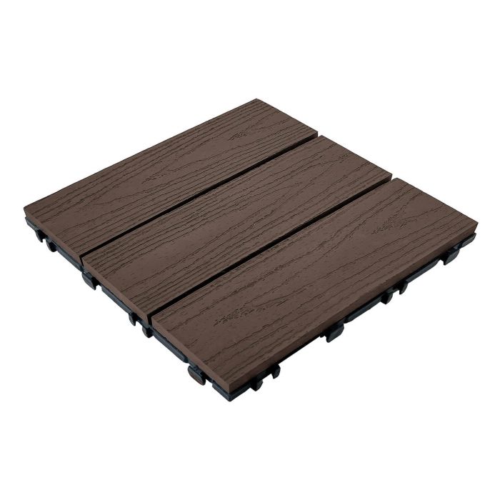 Podest Tarasowy Kompozytowy 3D Solid Brąz 30 x 30 x 2,5 cm Podest Tarasowy Kompozytowy 3D Solid Brąz 30 x 30 x 2,5 cm