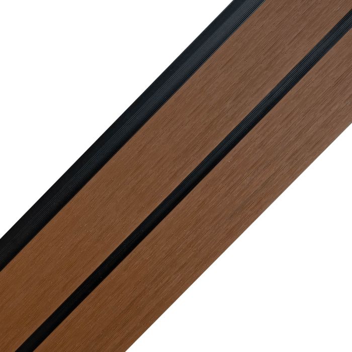 Deska Ogrodzeniowa Lamelowa DUO Premium Teak/Czarny – dł. 1,8 m Deska Ogrodzeniowa Lamelowa DUO Premium Teak/Czarny – dł. 1,8 m