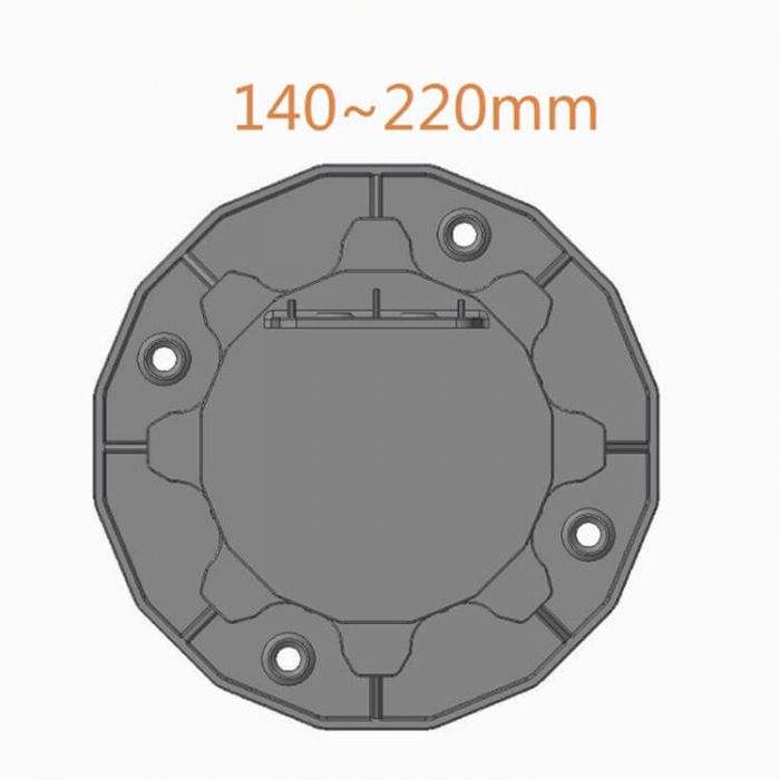 Wspornik Tarasowy Regulowany pod legar ETL 140-220 mm Wspornik Tarasowy Regulowany pod legar ETL 140-220 mm