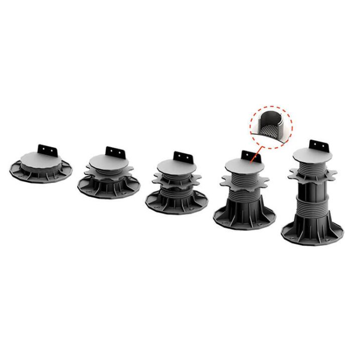 Wspornik Tarasowy Regulowany pod legar ETL 140-220 mm Wspornik Tarasowy Regulowany pod legar ETL 140-220 mm