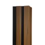 Deska Kompozytowa Narożna Lamelowa DUO Teak/Czarny - dł. 2,9 m