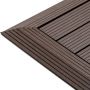 Podest Tarasowy Kompozytowy Narożny Lewy Ciemny Brąz