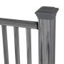 Balustrada kompozytowa Gray 157 x 113 cm (2 słupki)