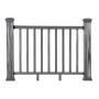 Balustrada kompozytowa Gray 140 x 113 cm (1 słupek)