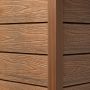 Deska Elewacyjna Kompozytowa Szczotkowana Premium Teak – dł. 3,6 m