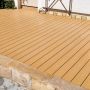 Deska Tarasowa Kompozytowa Premium Ecru / Dąb Jasny – dł. 4 m