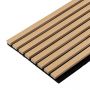 Lamele ścienne akustyczne na filcu Dąb Jasny 2 x 32 cm – dł. 2,7 m
