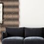Lamele ścienne akustyczne na filcu V-Line Dąb Craft Fornir 2,1 x 30,5 cm – dł. 2,7 m