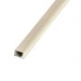 Listwa Lamelowa Startowa Ecru Brokat 2,4 x 2,4 cm – dł. 2,7 m