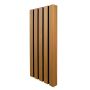 Listwa Kompozytowa Lamelowa typu F Premium Złoty Dąb / Czarny 36,5 x 49,5 mm – dł. 2,9 m