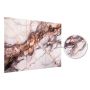 Panel Ścienny XXL Breccia Miedziany Połysk 360 x 280 cm 3 mm – zestaw 3 szt. (ABC)