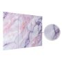 Panel Ścienny XXL Statuario Różowy Połysk 360 x 280 cm 3 mm – zestaw 3 szt. (ABC)