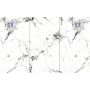 Panel Ścienny SPC Marmur Carrara Biały Połysk 360 x 280 cm 4 mm – zestaw 3 szt. (ABC)