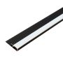 Profil zakończeniowy LED aluminiowy 4,5 mm do paneli ściennych Czarny Mat – 2,9 m