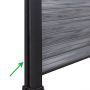 Słupek Ogrodzeniowy Aluminiowy 68x68 mm – dł. 2,4 m
