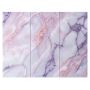 Panel Ścienny XXL Statuario Różowy Połysk 120 x 280 cm 3 mm (C)