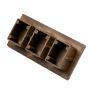 Zaślepka do profili dekoracyjnych 9 x 4 cm Premium Teak