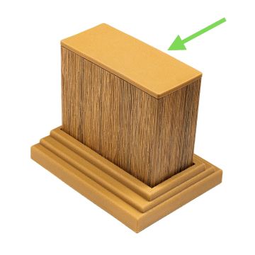 Zaślepka do profili dekoracyjnych 9 x 4 cm Premium Dąb Winchester