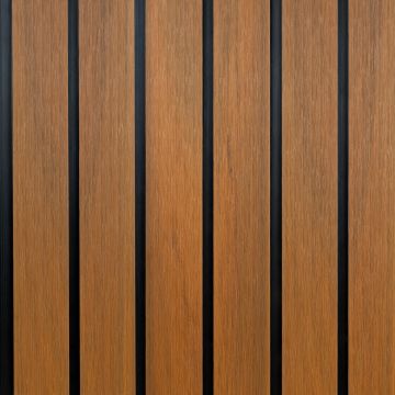 Deska Ogrodzeniowa Lamelowa DUO Premium Amber/Czarny &ndash; dł. 1,8 m
