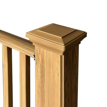Balustrada kompozytowa Dąb Winchester 157 x 113 cm (2 słupki)