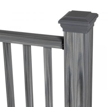 Balustrada kompozytowa Gray 157 x 113 cm (2 słupki)
