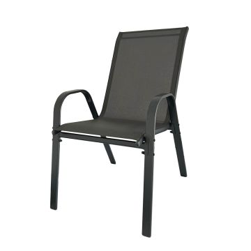Zestaw Ogrodowy Terra Szary – 4 krzesła + stolik Zestaw Ogrodowy Terra Szary – 4 krzesła + stolik