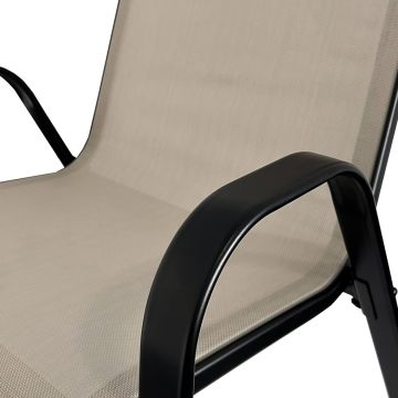 Krzesło Ogrodowe Terra Beżowe – 6 szt. Krzesło Ogrodowe Terra Beżowe – 6 szt.