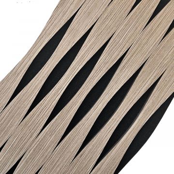 Lamele ścienne akustyczne na filcu V-Line Dąb Craft Fornir 2,1 x 30,5 cm – dł. 2,7 m