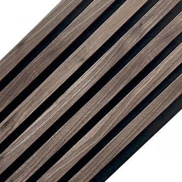 Lamele ścienne akustyczne na filcu Dąb Rustykalny 2,1 x 30,5 cm – dł. 2,7 m
