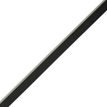 Listwa Lamelowa Startowa Czarny Brokat 2,4 x 2,4 cm – dł. 2,7 m