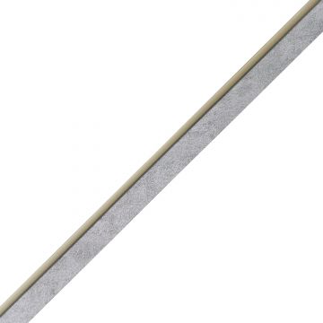 Listwa Lamelowa Startowa Szary Brokat 2,4 x 2,4 cm – dł. 2,7 m